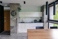 Kuchnia lub aneks kuchenny w obiekcie RS SUITES PRESTIGE Racławickie 10 "best view" HOME & SPA
