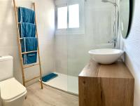 Kúpeľňa v ubytovaní Apartamentos Las Palmeras