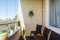 Balkón nebo terasa v ubytování Apartments Borg Dyyni