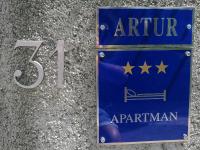 Certifikát, hodnocení, plakát nebo jiný dokument vystavený v ubytování Appartamento Artur
