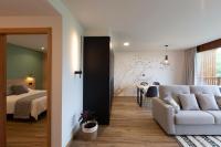 Łóżko lub łóżka w pokoju w obiekcie Hotel La Rectoral