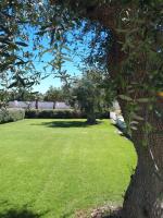 A garden outside Masseria Bianca di Puglia