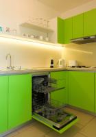 Kuchyň nebo kuchyňský kout v ubytování Apartman Kimi