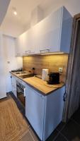 Kuchyň nebo kuchyňský kout v ubytování D&D apartments