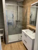 Kúpeľňa v ubytovaní Gąski Apartament Nadmorski