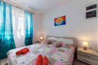 Posteľ alebo postele v izbe v ubytovaní Apartment in Liganj 35553