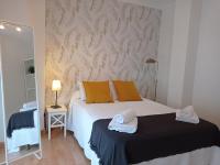 Posteľ alebo postele v izbe v ubytovaní Apartamentos Centro Malaga