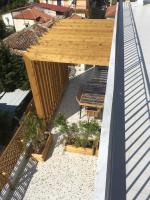 A balcony or terrace at Aonia Luxurious Modern Boutique Apartments