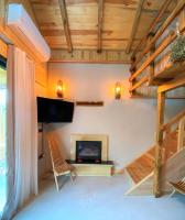 The floor plan of Mesmerizing Tiny House On Riverside in Agva