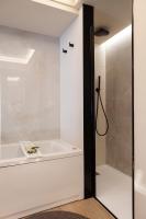 A bathroom at Nivia Born Boutique Hotel