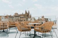 A seating area at Nivia Born Boutique Hotel