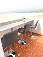 The floor plan of Casa Esperanza, 2 Bedroom Duplex Puerto Calero