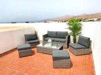 The floor plan of Casa Esperanza, 2 Bedroom Duplex Puerto Calero