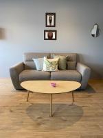 Posezení v ubytování Luxury Loft Apartment Akureyri