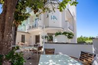 A balcony or terrace at Hotel Angelina