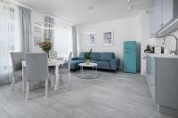 Kuchnia lub aneks kuchenny w obiekcie Apartament Pastelowa Portova
