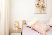 Łóżko lub łóżka w pokoju w obiekcie Apartment Jasna Punat