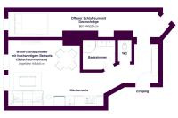 Plan piętra w obiekcie Ferienwohnung Salzburg