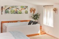 Posteľ alebo postele v izbe v ubytovaní La Pequeña Luz Casa Rural