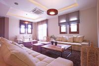 A seating area at Pilion Terra Hotel