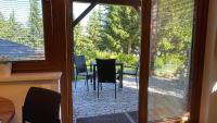 Zahrada ubytování Apartmány Pinie Lipno