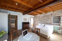 Posteľ alebo postele v izbe v ubytovaní Casa Castagna 1620