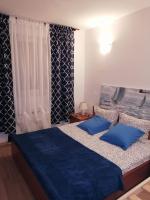Posteľ alebo postele v izbe v ubytovaní Apartmani Katerina