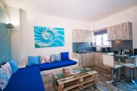 Kuchyň nebo kuchyňský kout v ubytování Blue Dream - Santorini
