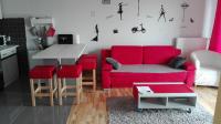 Kuchyň nebo kuchyňský kout v ubytování Przytulny Apartamencik