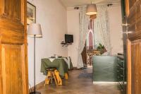 Televízia a/alebo spoločenská miestnosť v ubytovaní B&B Il Glicine Molare