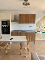Kuchyň nebo kuchyňský kout v ubytování Apartamento 2 en chalet con vista abierta al mar