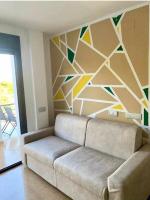 Posezení v ubytování Apartamento 2 en chalet con vista abierta al mar