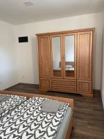 Postel nebo postele na pokoji v ubytování Vilka Petra pod Bezdězem