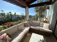 Posezení v ubytování Dúplex de lujo en la playa Estepona Costa del sol