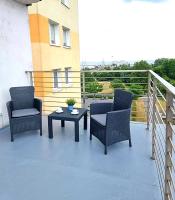 Balkon lub taras w obiekcie Jacht Marina Gdynia