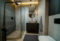 Kúpeľňa v ubytovaní Apartament z klimatyzacją, Biłgoraj