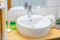 Łazienka w obiekcie Hotel garni Weberhäusl