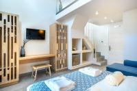 Lithorama Boutique Suitesにあるベッド