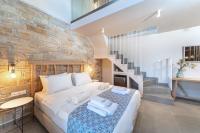 Lithorama Boutique Suitesにあるベッド