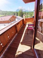 Balkón alebo terasa v ubytovaní Schickster Sky Lodge