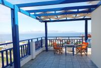 Balkón nebo terasa v ubytování Evangelia House Sea View Apartments