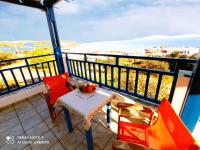 Balkón nebo terasa v ubytování Evangelia House Sea View Apartments