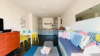 A kitchen or kitchenette at APARTELLO Modern Apartment - Balkan Breeze 7