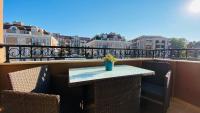 A balcony or terrace at APARTELLO Modern Apartment - Balkan Breeze 7