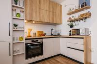 Kuchyň nebo kuchyňský kout v ubytování Apartment Maestral