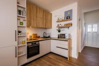 Kuchyň nebo kuchyňský kout v ubytování Apartment Maestral