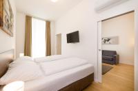 Posteľ alebo postele v izbe v ubytovaní Vienna Stay Apartments Tabor 1020