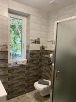 Kúpeľňa v ubytovaní Dióliget Cottage Sárvár