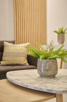 Posezení v ubytování Elegant Central Apartment Veria - με ενδοδαπέδια θέρμανση!!!