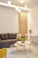 Posezení v ubytování Elegant Central Apartment Veria - με ενδοδαπέδια θέρμανση!!!